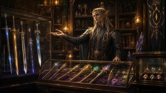 AI-генератор фэнтезийных магазинов: лавки магических предметов для писателей и ГМов