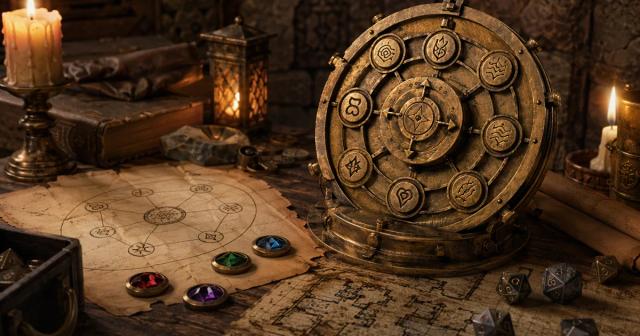 Generador de puzles RPG con AI: desafíos de mazmorra jugables para DJ