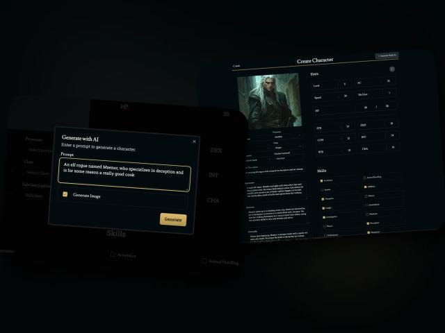 Generator Profil Karakter: Lembar AI untuk Cerita & Permainan
