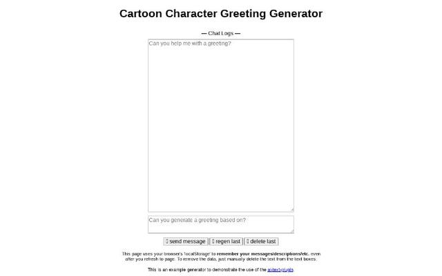 Generator Sapaan Karakter: Kalimat Pembuka AI untuk Game & Chat