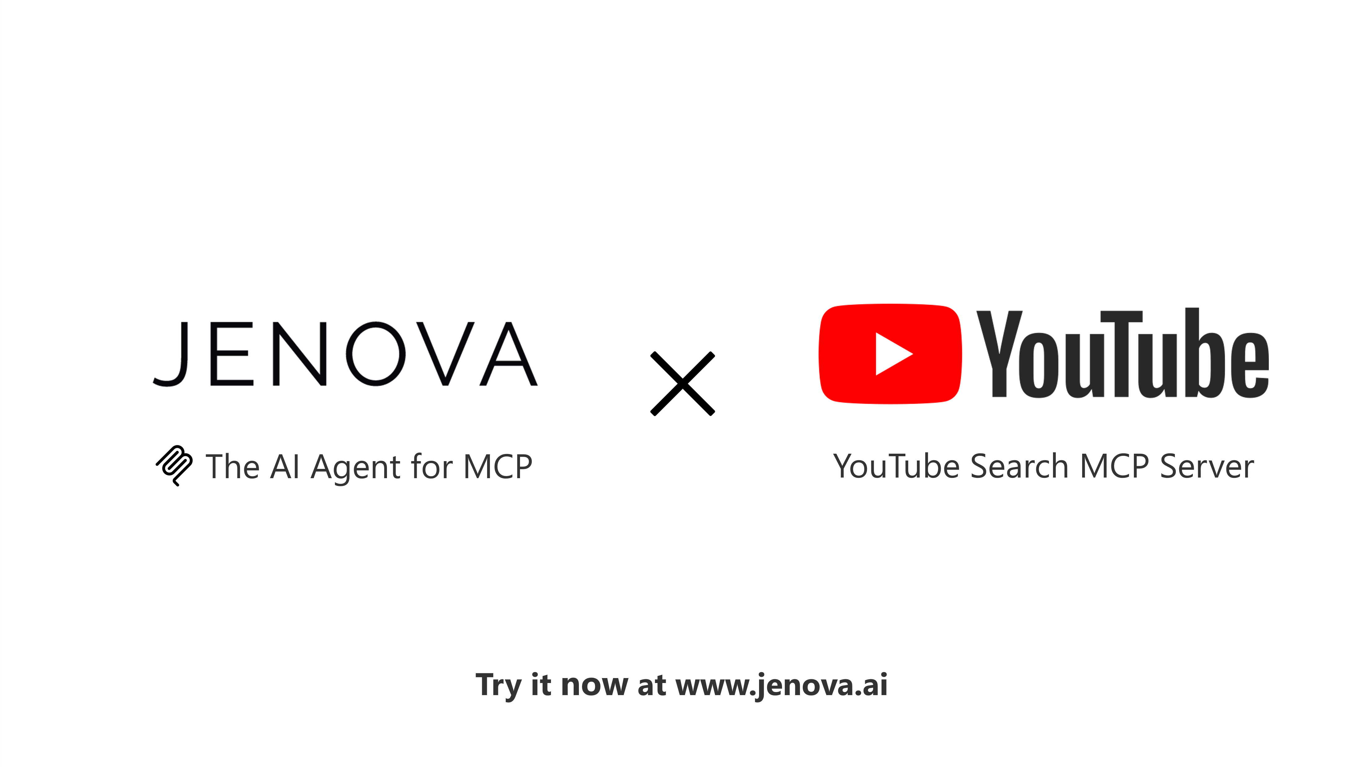 一张宣布 YouTube 搜索 MCP 服务器的图片，这是 MCP 生态系统的一个关键集成。