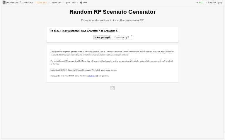 Random Scenario Generator Rp Roleplay Prompt Generator: AI Scenes That Stay In Character